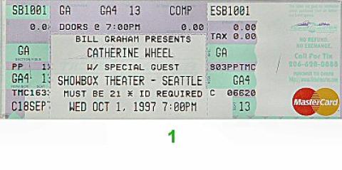 Catherine Wheel Vintage Ticket