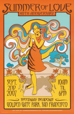 Summer of Love 40th Anniversary Poster