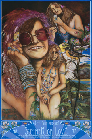 40th Anniversary Summer of Love 1967 Poster