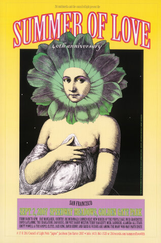 Summer of Love 40th Anniversary Poster