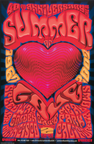 40 Anniversary of the Summer of Love 1967 Poster