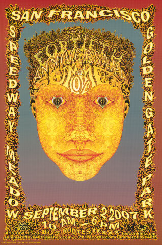 The Fortieth Anniversary of the Summer of Love Poster