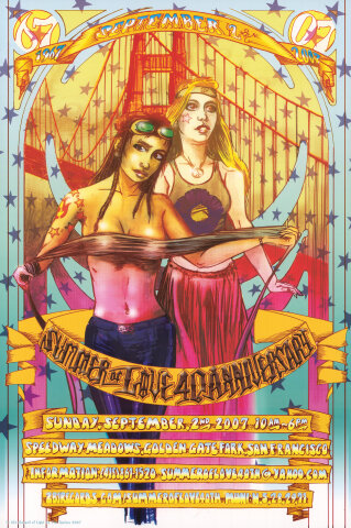 Summer of Love 40th Anniversary Poster