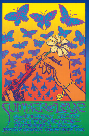 Summer of Love 40th Anniversary Poster