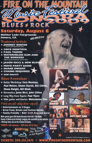 Fire on the Mountain Music Festival Poster