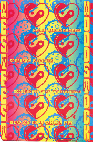 West Fest Woodstock : 40th Anniversary Poster