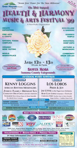 Health & Harmony Music & Arts Festival Poster