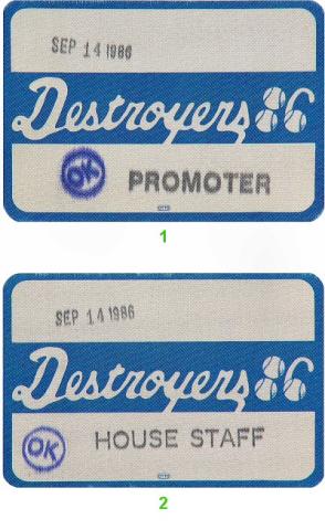 George Thorogood & The Delaware Destroyers Backstage Pass