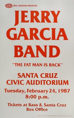 Jerry Garcia Band Poster