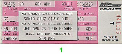 Santana Vintage Ticket
