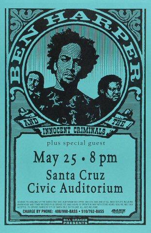 Ben Harper & The Innocent Criminals Poster