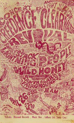 Creedence Clearwater Revival Handbill
