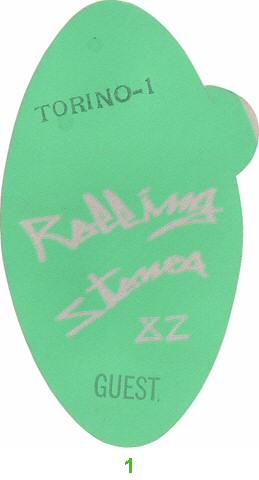 The Rolling Stones Backstage Pass