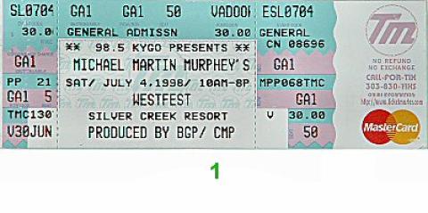 Deana Carter Vintage Ticket