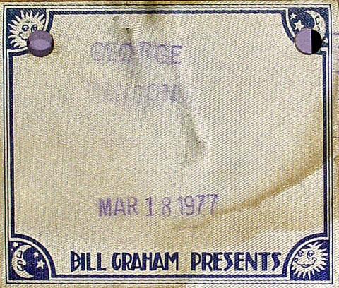 George Benson Backstage Pass