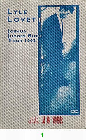 Lyle Lovett & His Large Band Backstage Pass