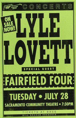 Lyle Lovett & His Large Band Poster