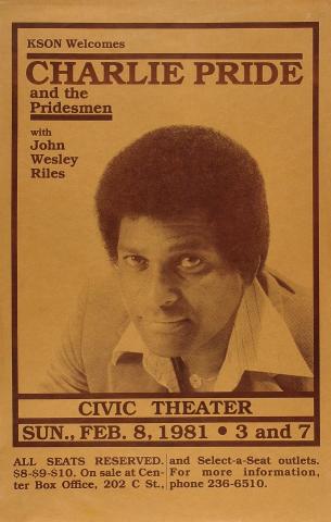 Charley Pride and the Pridesmen Poster