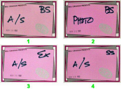 Black Sabbath Backstage Pass