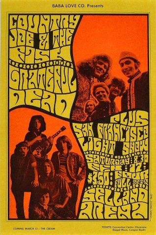 Country Joe & the Fish Handbill