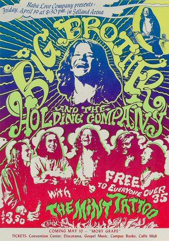Big Brother and the Holding Company Handbill