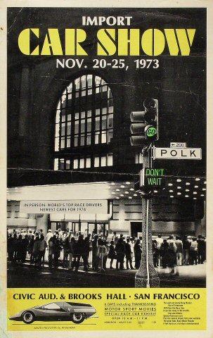 Import Car Show Poster