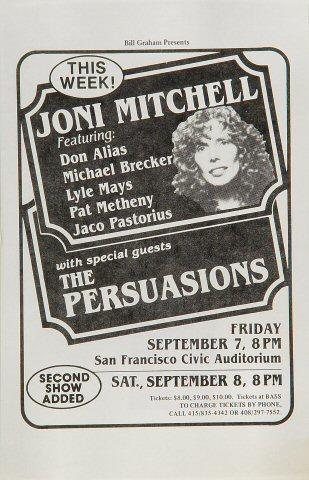 Joni Mitchell Handbill