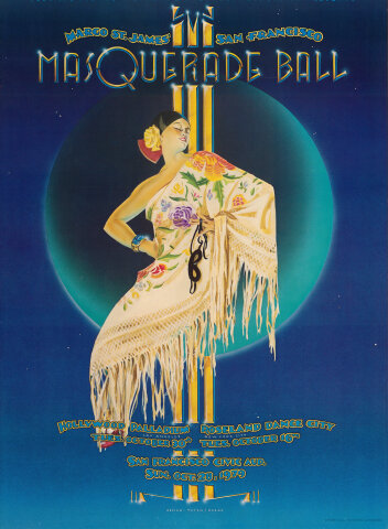Margo St. James' San Francisco Masquerade Ball Poster