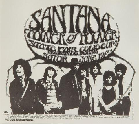Santana Handbill