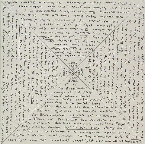 Whatever It Is Handbill