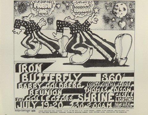Iron Butterfly Handbill