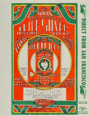 Quicksilver Messenger Service Handbill