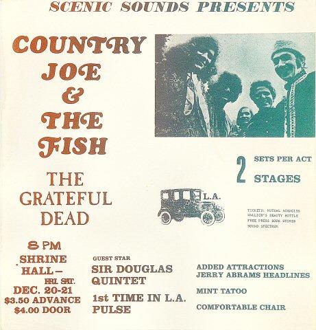 Country Joe & the Fish Handbill
