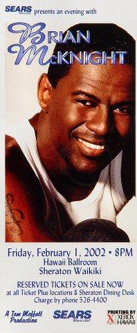 Brian McKnight Handbill