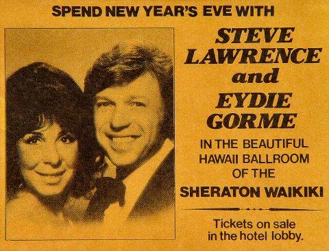 Steve Lawrence Handbill