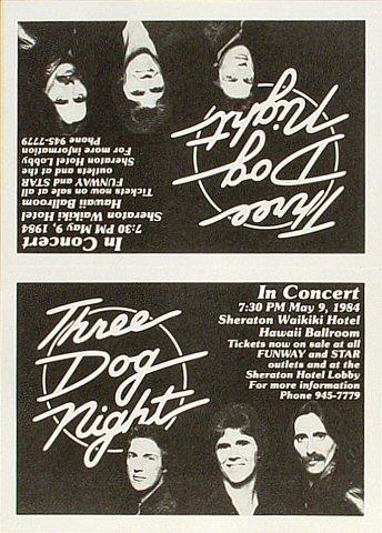 Three Dog Night Handbill