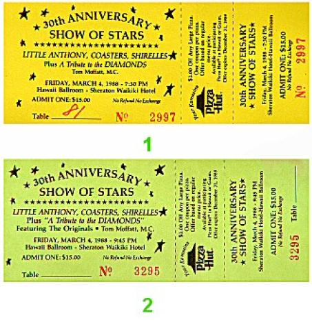 Little Anthony Vintage Ticket