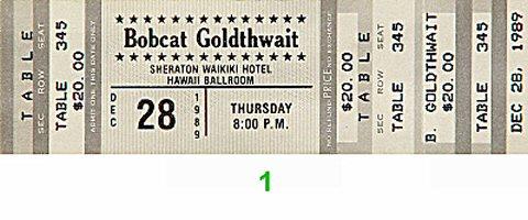 Bobcat Goldthwait Vintage Ticket