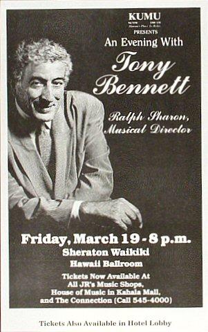 Tony Bennett Handbill