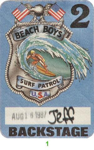 The Beach Boys Backstage Pass