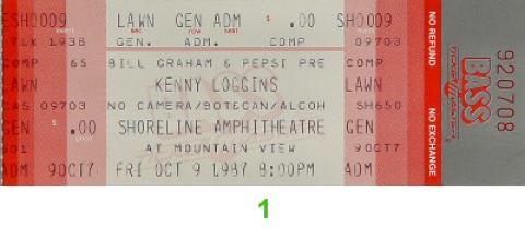 Kenny Loggins Vintage Ticket