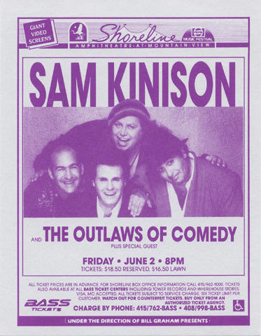 Sam Kinison Handbill