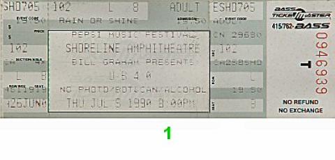 UB40 Vintage Ticket