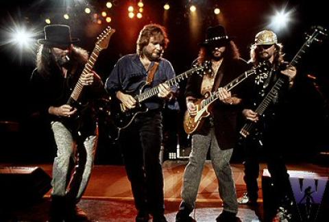 レーナードスキナード 1991 ビンテージポスター 8/31 Shoreline Lynyrd Skynyrd Vintage Concert Photo Fine Art Print from Shoreline