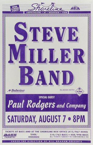 Steve Miller Band Poster