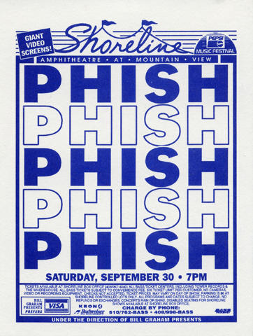 Phish Handbill
