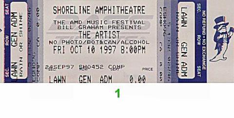 The Artist Vintage Ticket