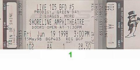 Prodigy Vintage Ticket