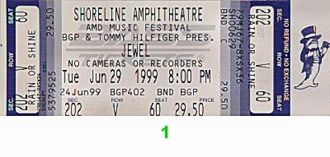 Jewel Vintage Ticket
