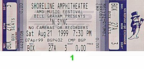 *NSYNC Vintage Ticket
